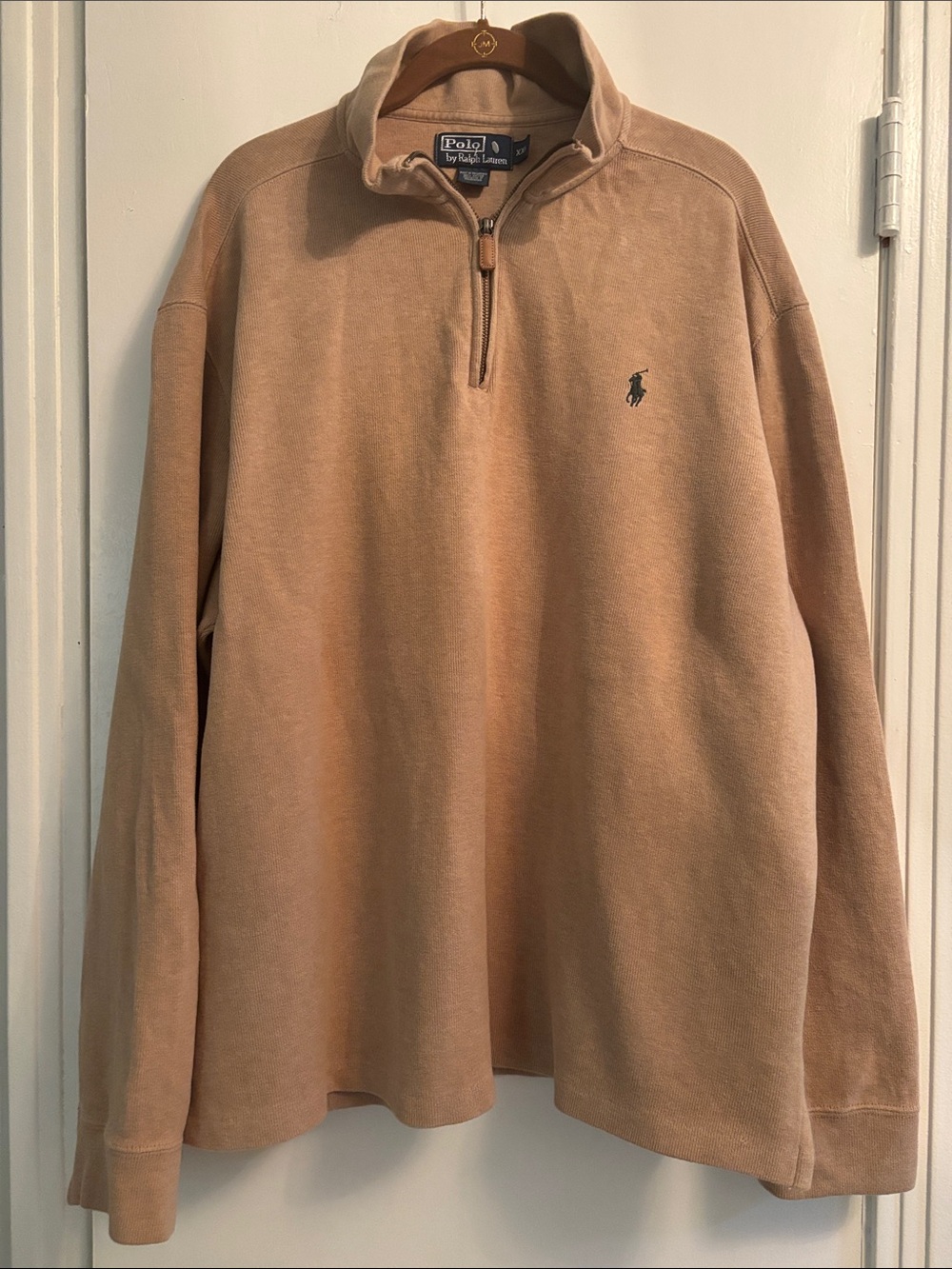 Polo Ralph Lauren cotton quarter zip. Sz XXL
